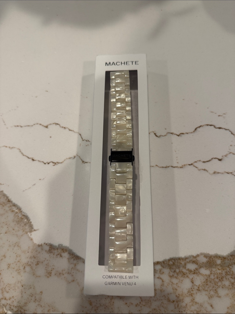 Machete Pearl White Replacement Band for Garmin Venu 4